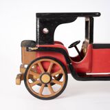 Wooden car, old toy or decoration