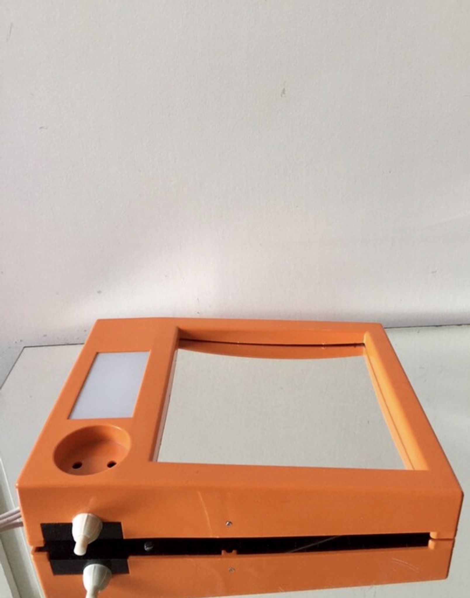 Miroir de courtoisie du milieu du siècle design danois