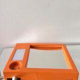 Miroir de courtoisie du milieu du siècle design danois