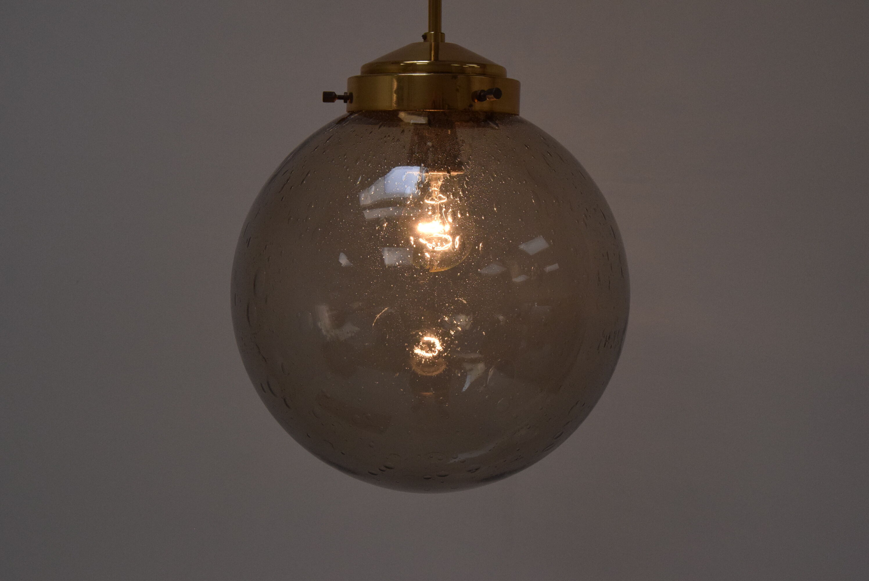 Suspension en verre Kamenicky Senov, années 1970