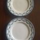 2 flat plates Salins "Little Trianon"