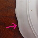 Flat plates ironstone St Amand Hamage 'Regency'