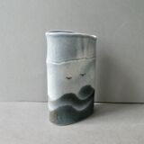 Virebent porcelain vase, Claire Debril reed model