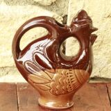 Ceramic rooster pitcher