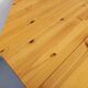 Vintage octagonal dining table from the 1980s in pine with an extension.