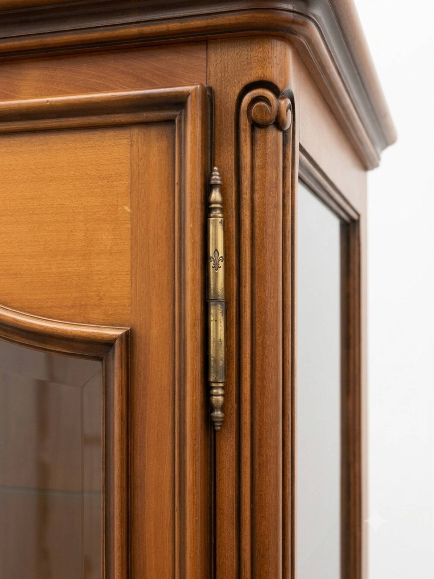 Vitrine de 1 porta / Cristaleira estilo clássico francês