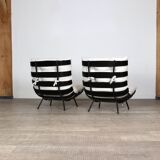 Pair Of Costela Lounge Chairs By Carlo Hauner And Martin Eisler, 1950s