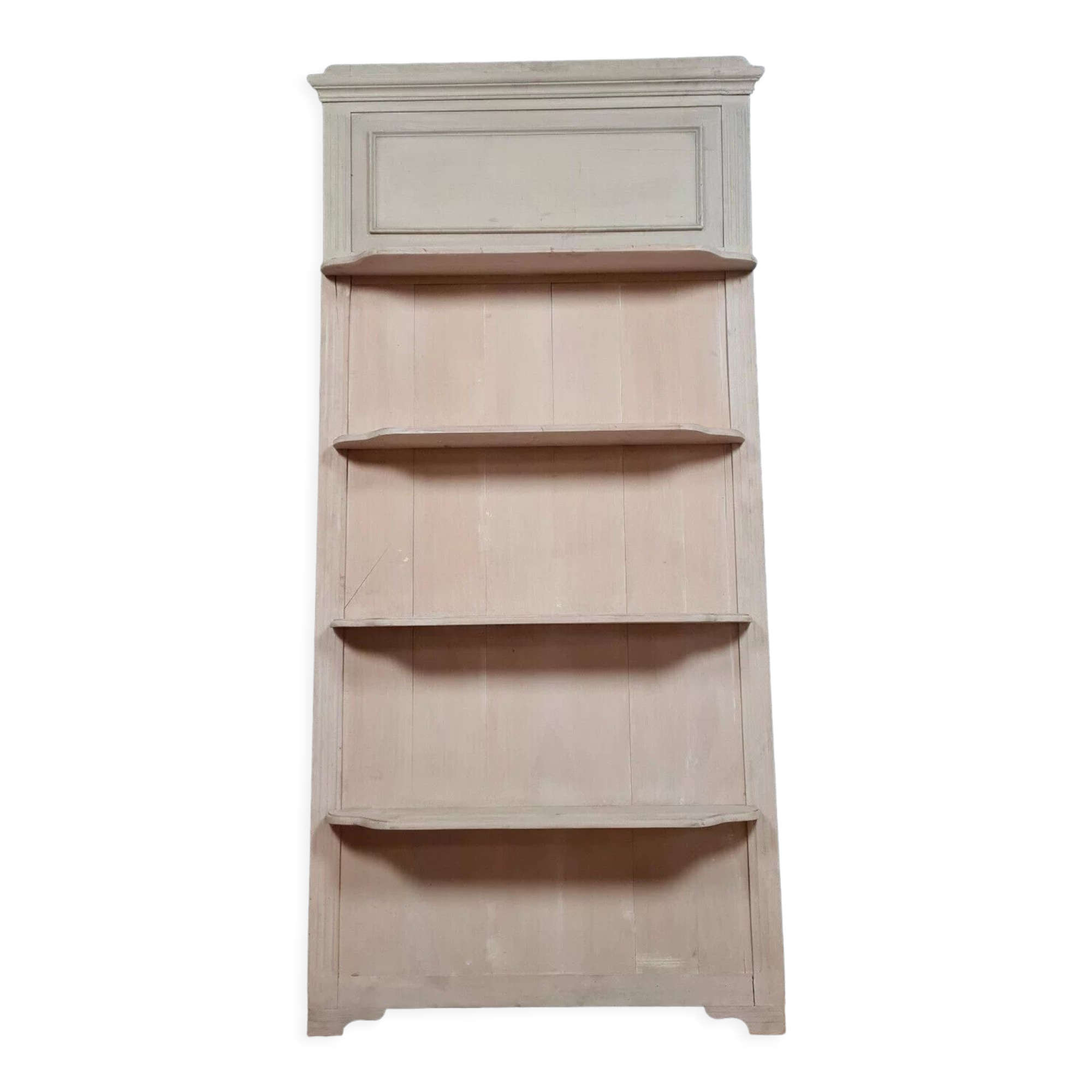 Pharmacy woodwork panel in lacquered wood circa 1900