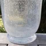 Daum vase bubbled 50s