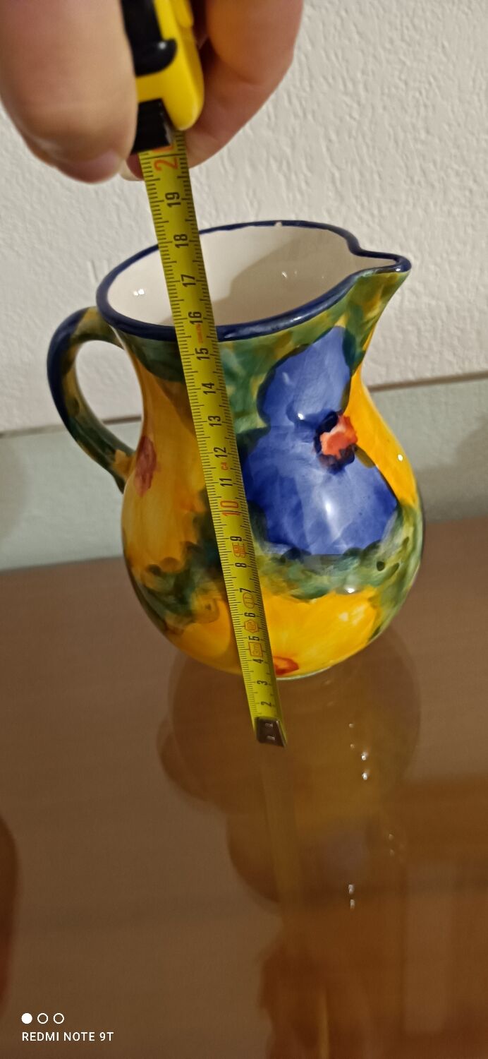 Ceramic water pitcher