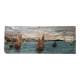 Tableau XIXème "La baie" signé A.Mallet