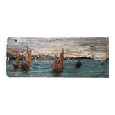 19th-century painting "The Bay" signed A. Mallet
