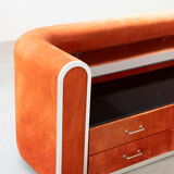 Alcantara chest of drawers, 70s
