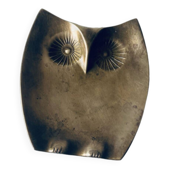 Bronze owl pocket tray