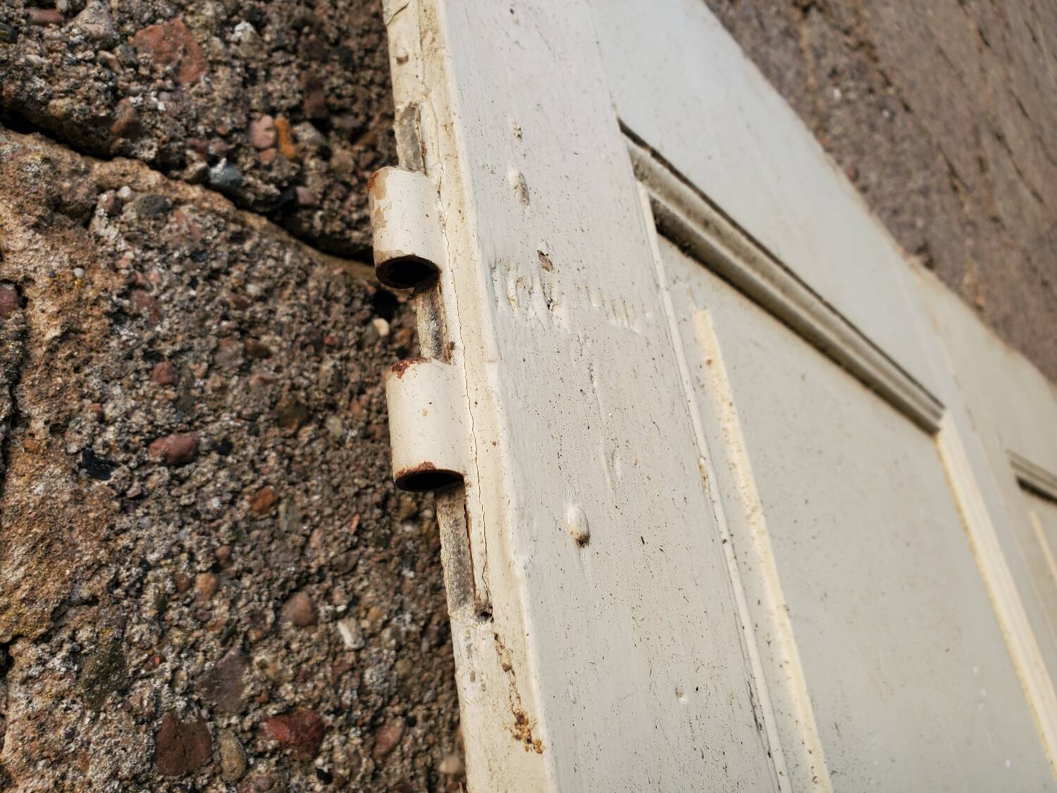 Pair of antique cupboard doors