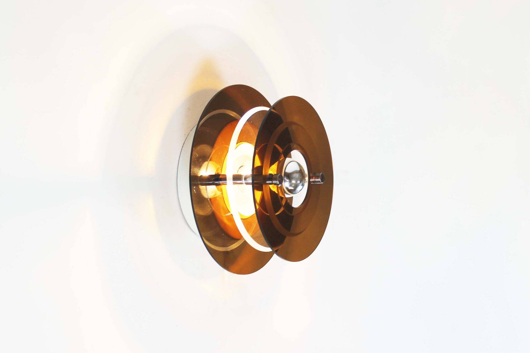 Rare acrylic space age wall light by Herda, Netherlands 1970’s