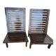 Pair of terrace chairs
