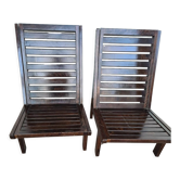 Paire de fauteuils de terrasse