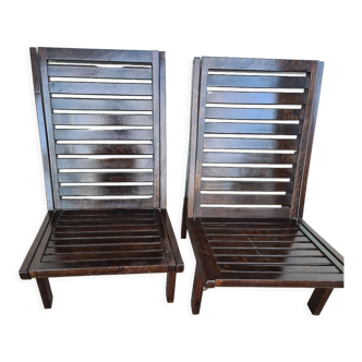 Pair of terrace chairs