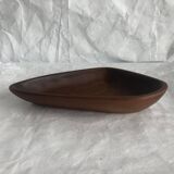 Vintage teak empty pocket free form