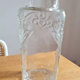 Pressed glass jar