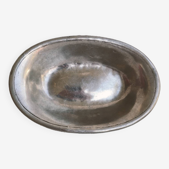 Pewter toast dish