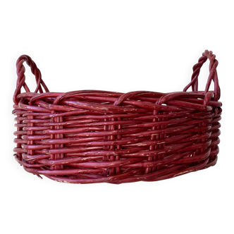 Panier XXL rotin peint