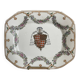 Plateau empty pocket ceramic house toussi short heraldic coat of arms