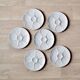 Set of 6 vintage Bareuther Bavaria porcelain oyster plates