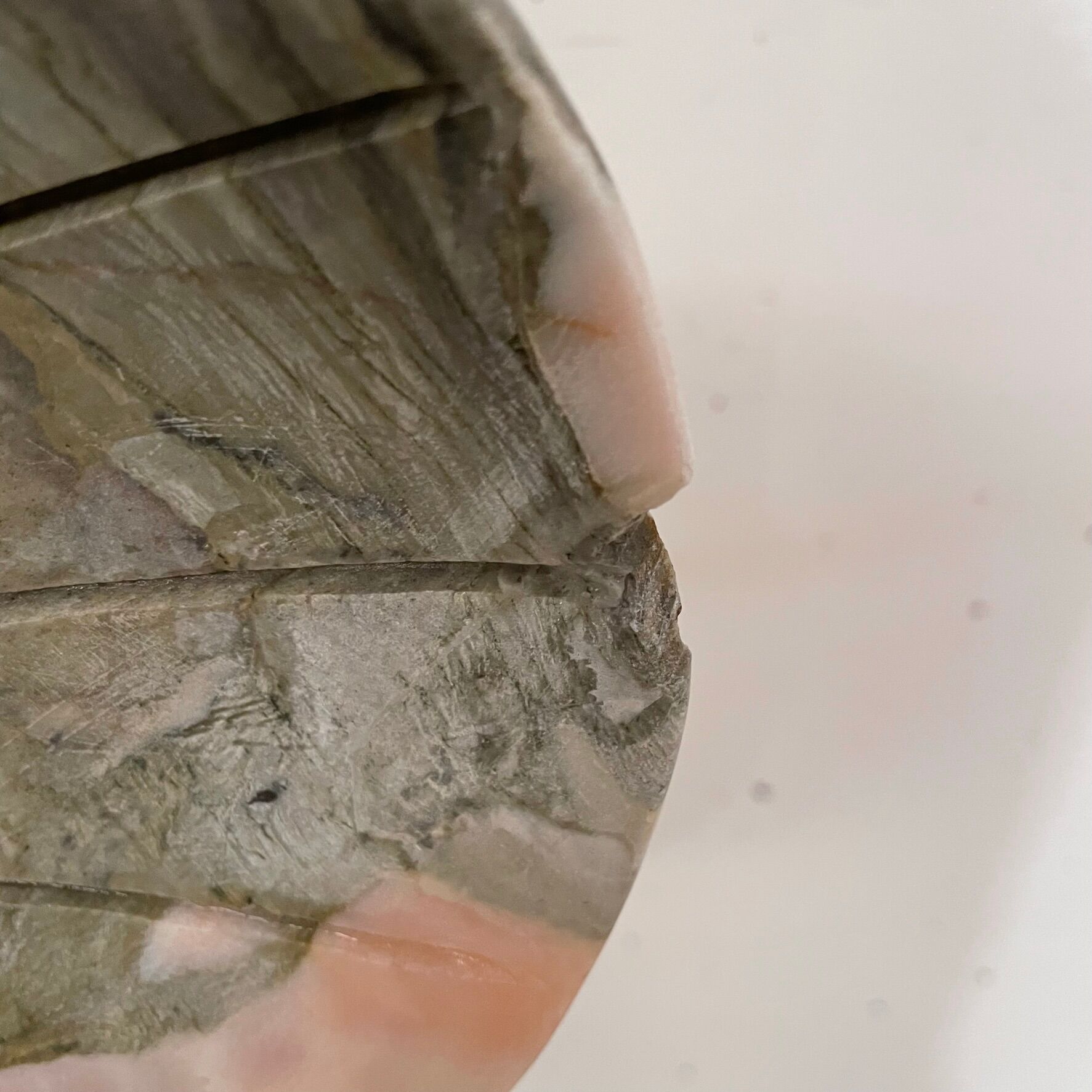 Pink marble fish 1980