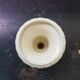 Old vase gien medici form ceramic white vintage