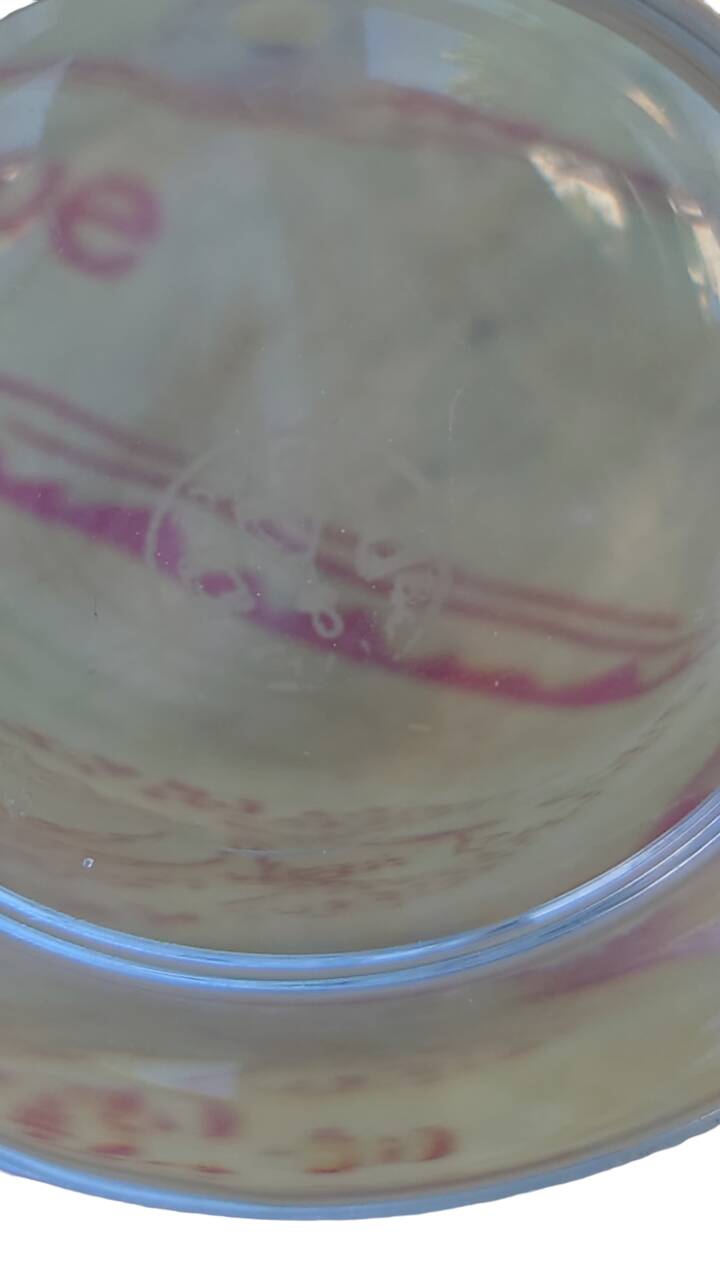 baccara liqueur carafe margaux model signed cap and carafe