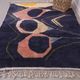 Vintage Abstract Beni Merirt Rug 180 x 225 cm, Beni Ourain Rug, Boho Rug