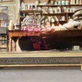 Napoleon III Mirror With Flowered Basket Fronton