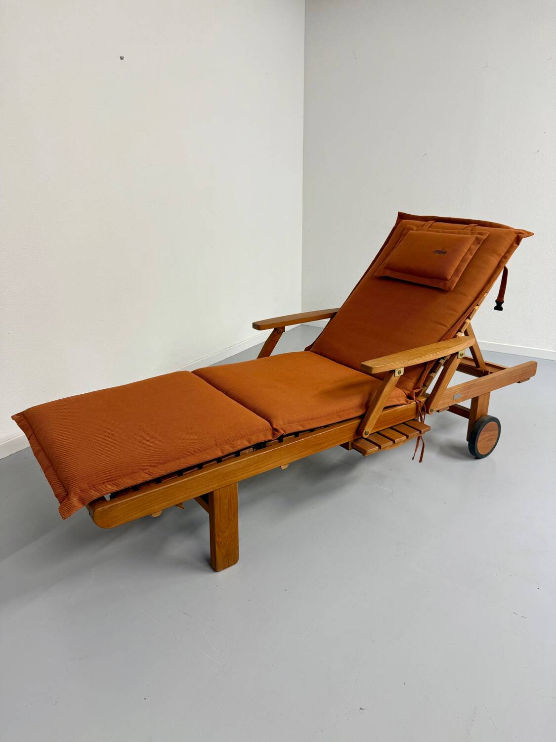 Fischer Möbel design teak deckchairs from the 90s