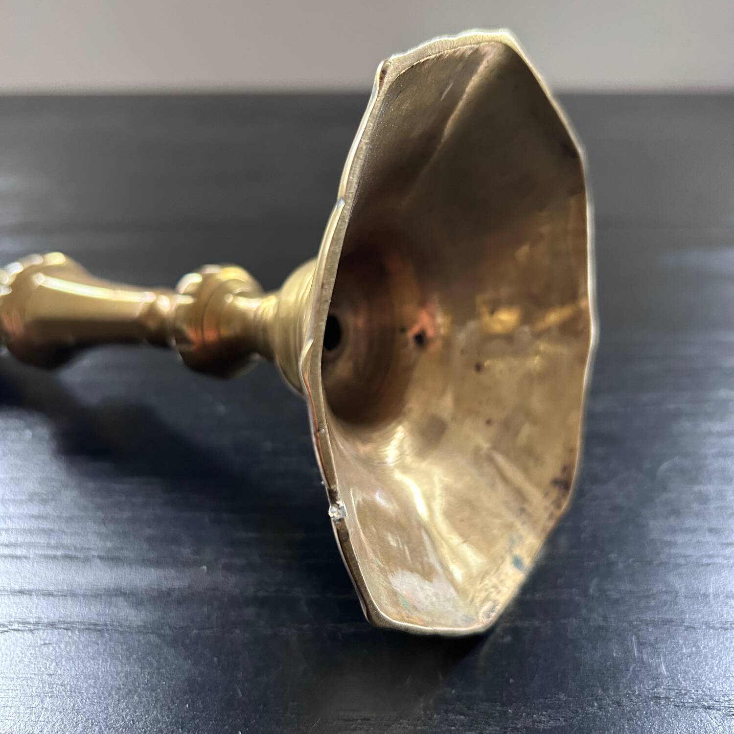 Classic brass candlestick