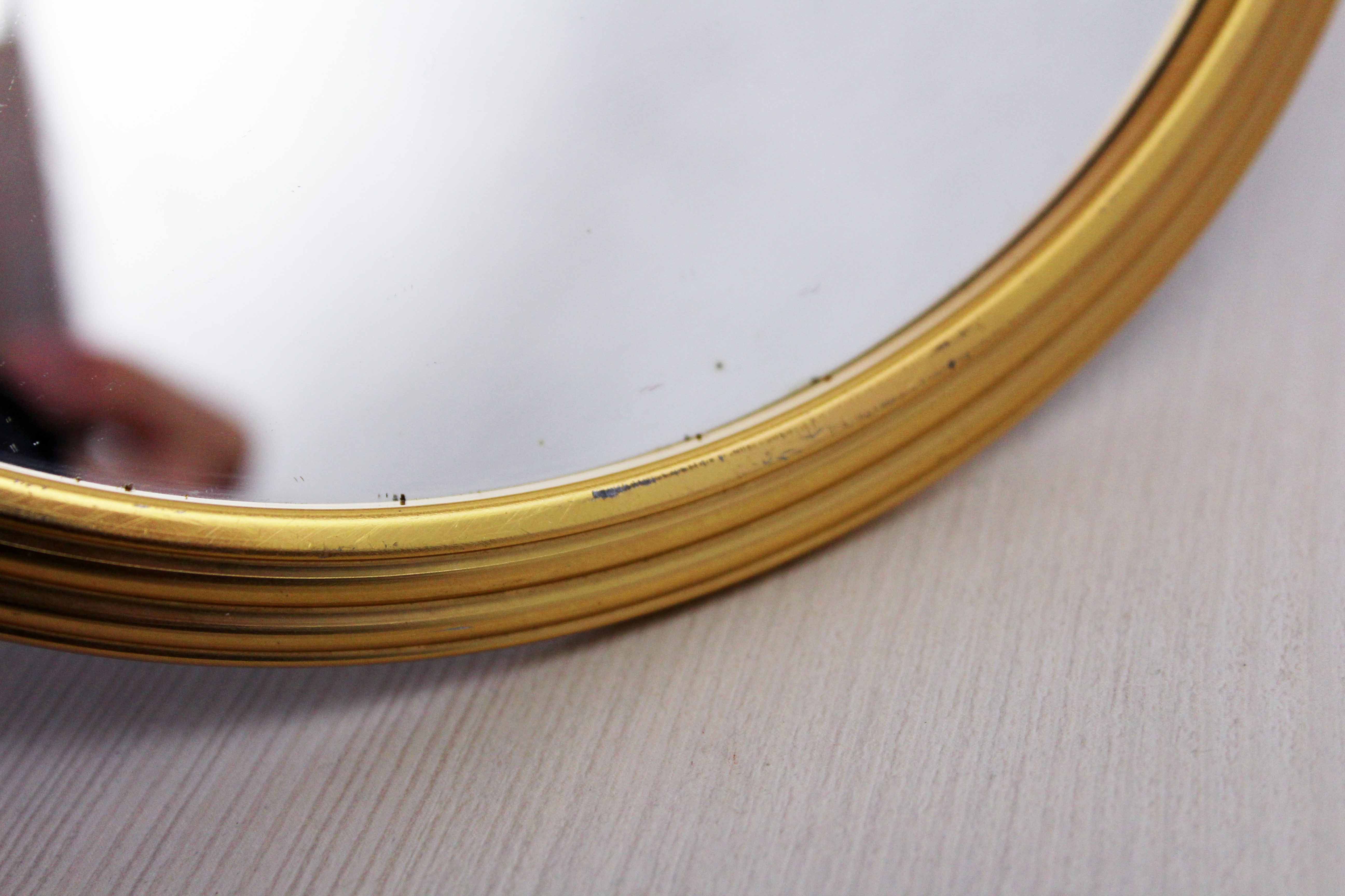 Brass mirror top 1950