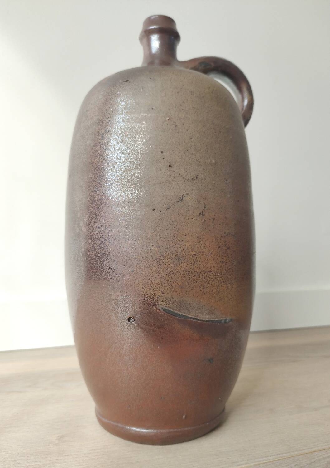 Large glazed terracotta jug, 60s