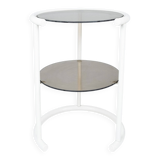 Lacquered side table with two shelves, France, 1970s