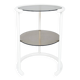 Lacquered side table with two shelves, France, 1970s