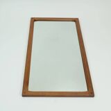 Miroir rectangulaire en teck par Aksel Kjersgaard, Danemark années 1970