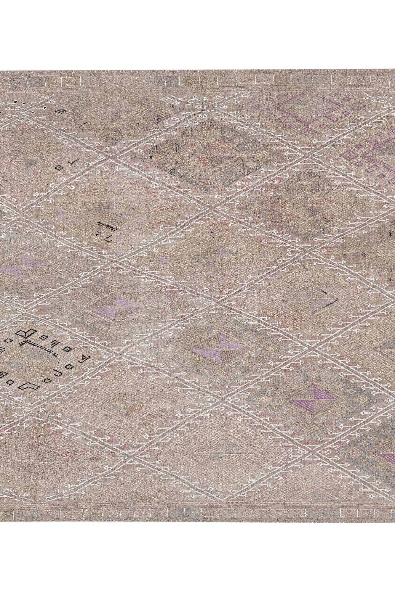 Vintage Turkish kilim, handwoven, 157x222 cm.