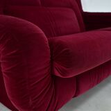 Two-seater canapé, rare from the 1970s, Italy.