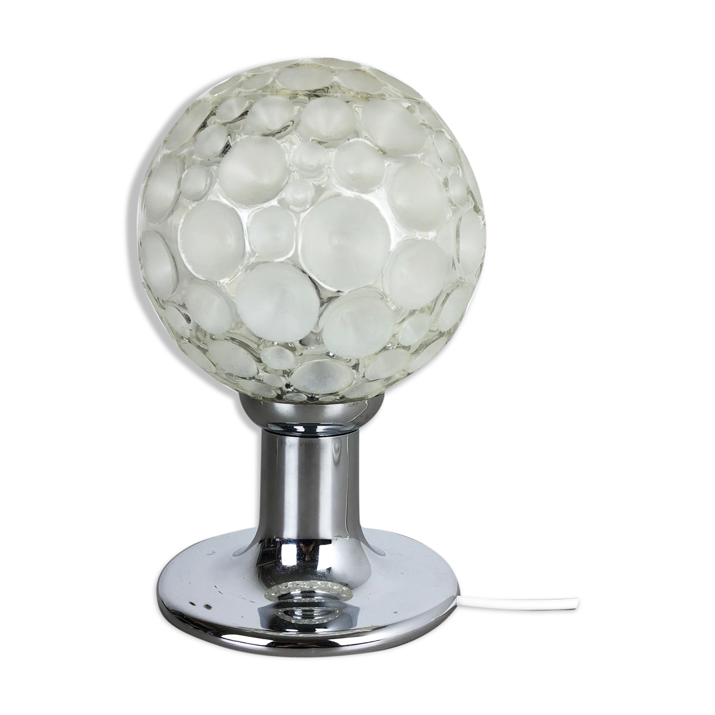 Modernist sputnik chromed table light, Germany, 1970s