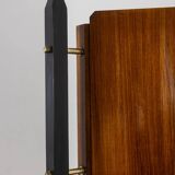 Pair of Italian cabinets in teak veneer. 1960s.