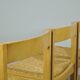 Chaises de salle à manger vintage en chêne et osier dutch design, gerard geytenbeek, années 1960