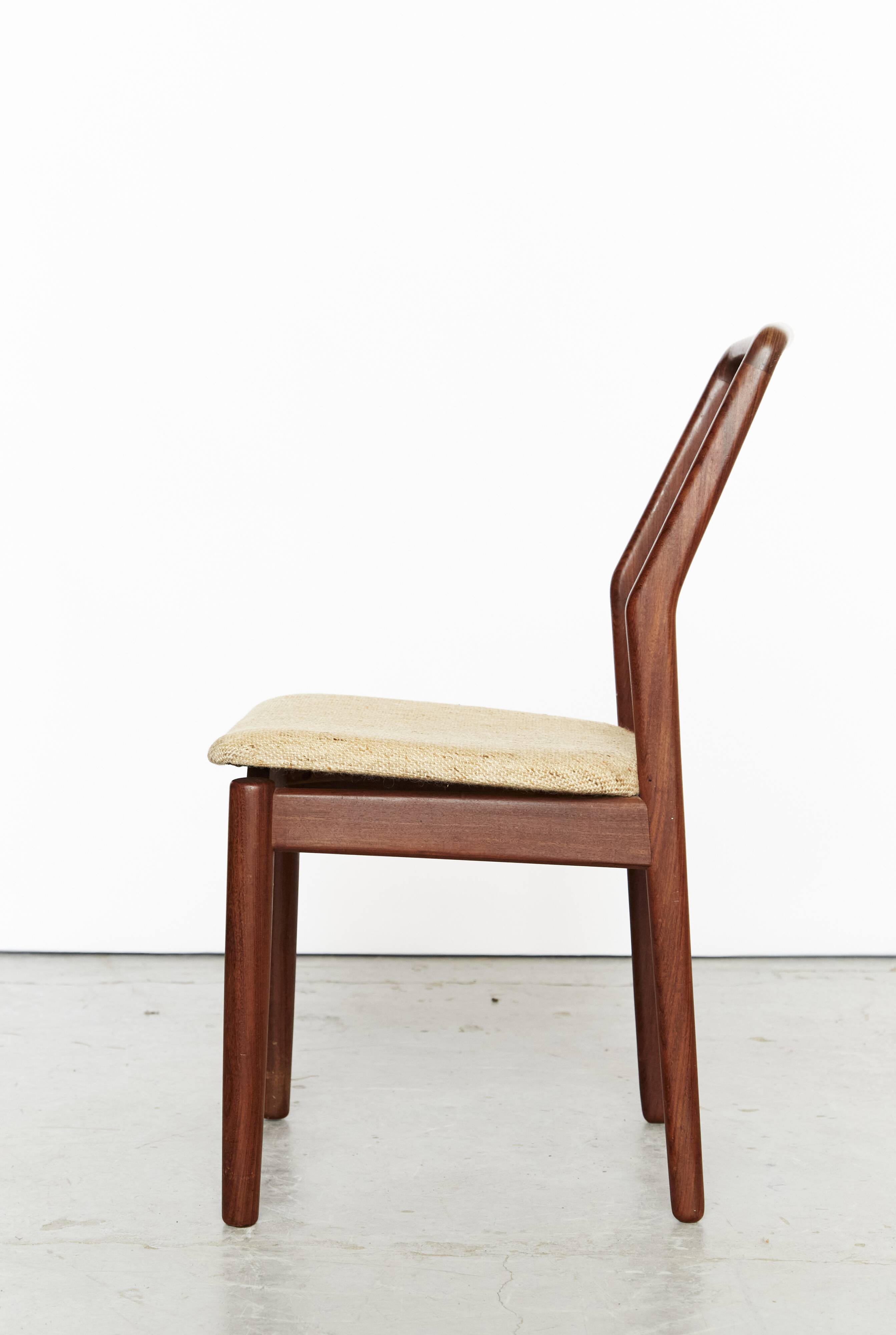 Svend Åge Madsen Teak Dining Chairs for Nørre Broby Cabinetmaker