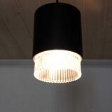 Willa suspension lamp in glass and metal