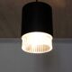 Willa suspension lamp in glass and metal