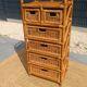 Chiffonnier commode en rotin